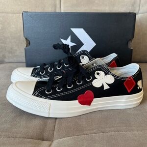 Converse Chuck Taylor All Star Queen of Hearts Low Top - Women's Size 8